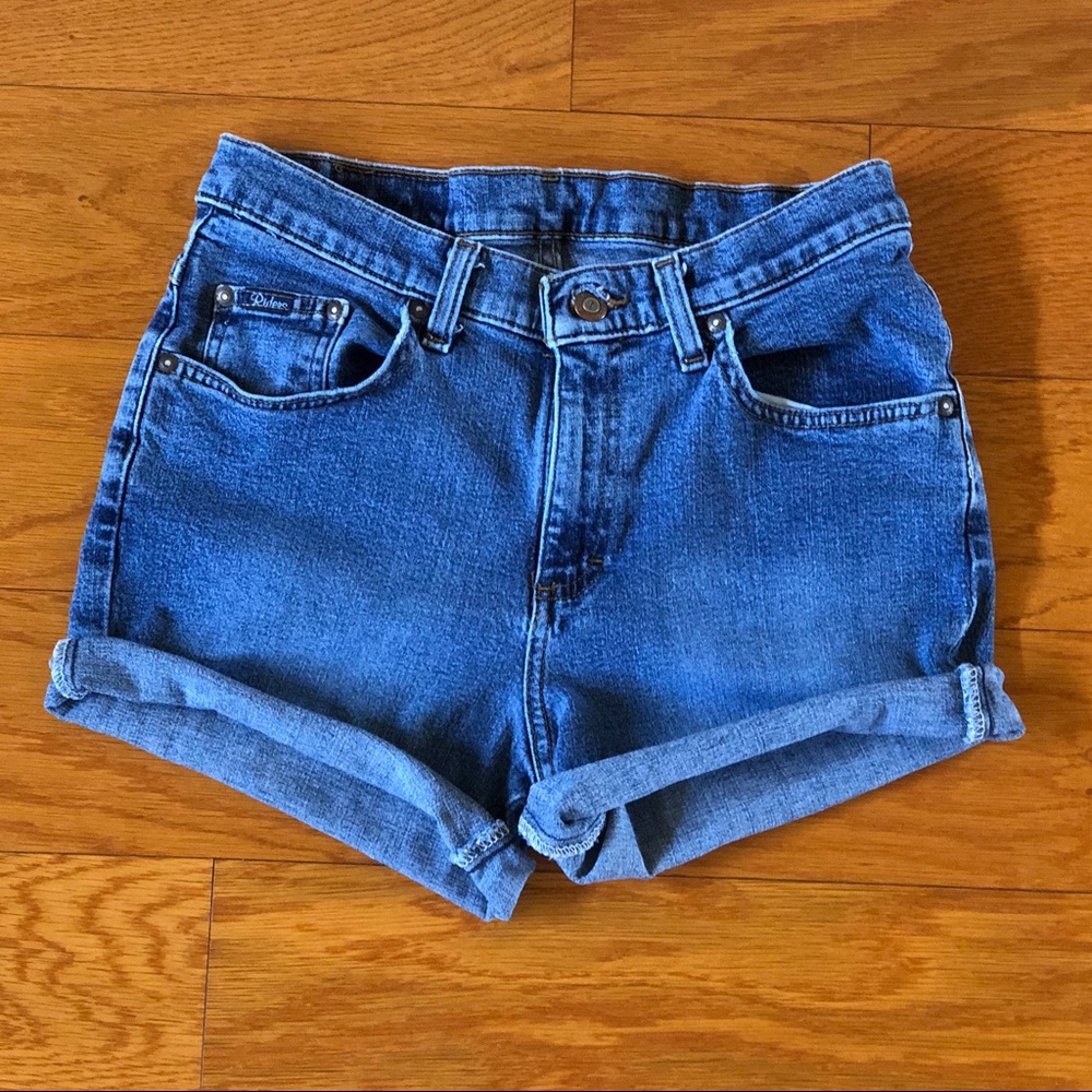 Vintage Cuffed Lee Riders Denim Shorts